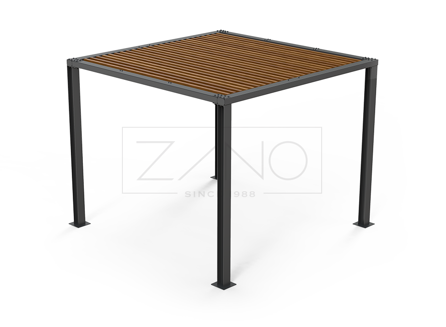 Pergola 3 x 3 m 22.001.1 | Kohlenstoffstahl