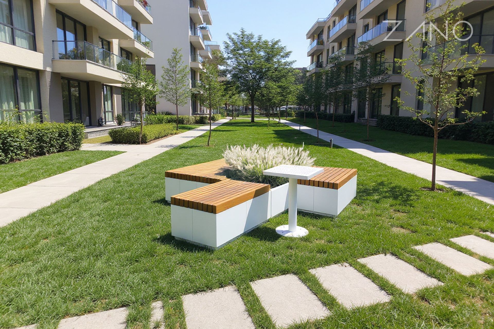 Modulare Parkmöbel Modulare Parkmöbel