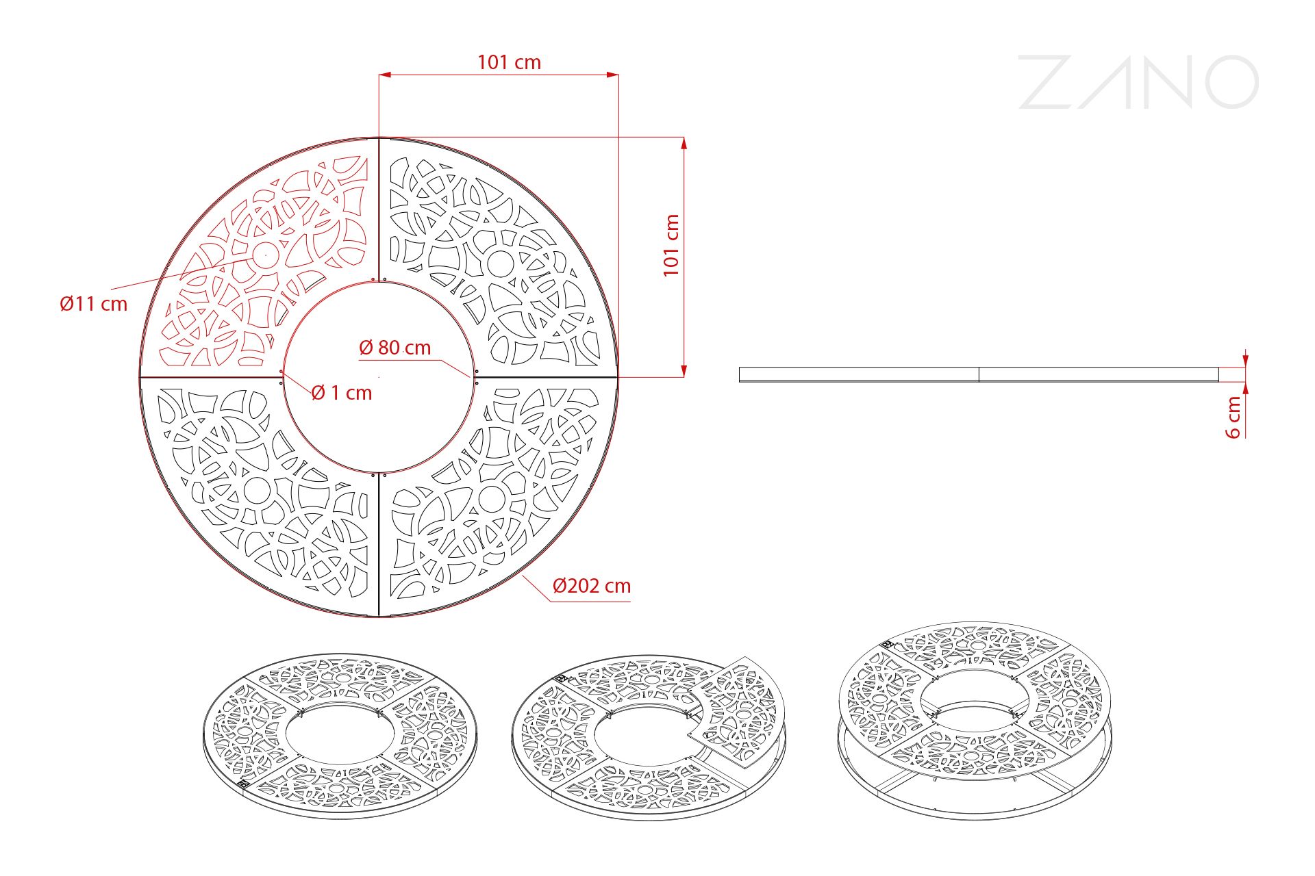Acero 11.062 Abmessungen Acero 11.062 Abmessungen
