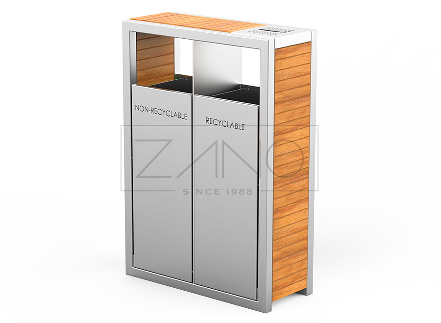 Mülltrennungssystem Pavo 15.263.2 | Edelstahl Mülltrennungssystem Pavo 15.263.2 | Edelstahl