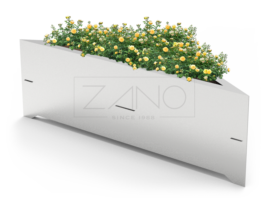 Pflanzkübel aus Edelstahl Urbaner Pflanzkübel aus Edelstahl