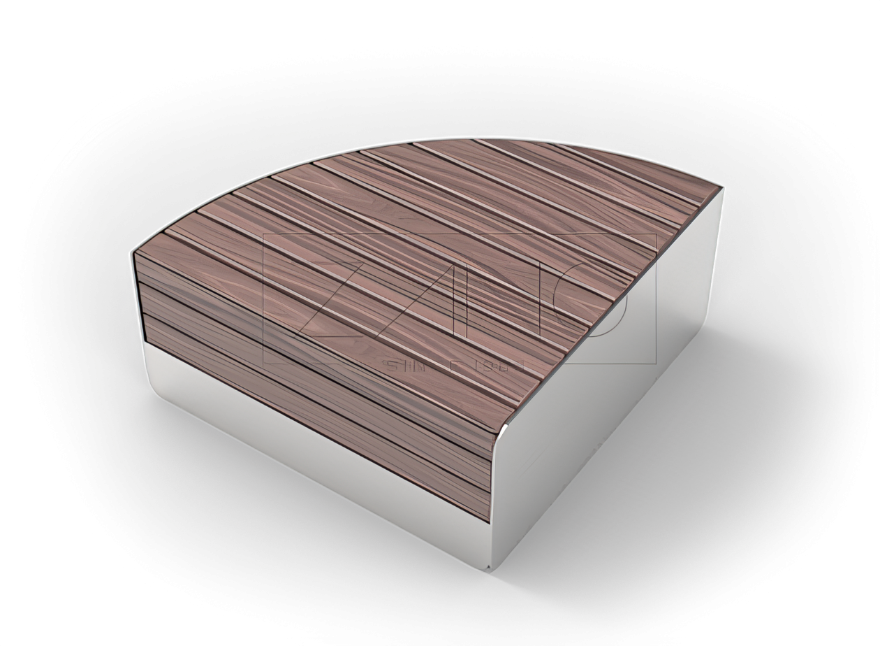 Bank Orbit 02.450.1- Edelstahl Modulare Bank Orbit 02.450.1