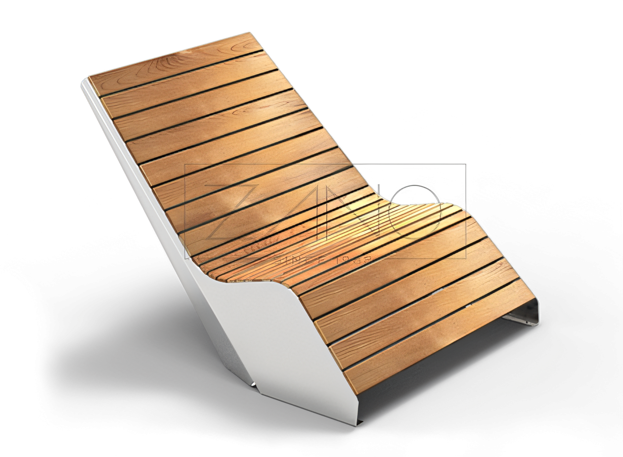 Duo Liegebank 02.052 - Edelstahl