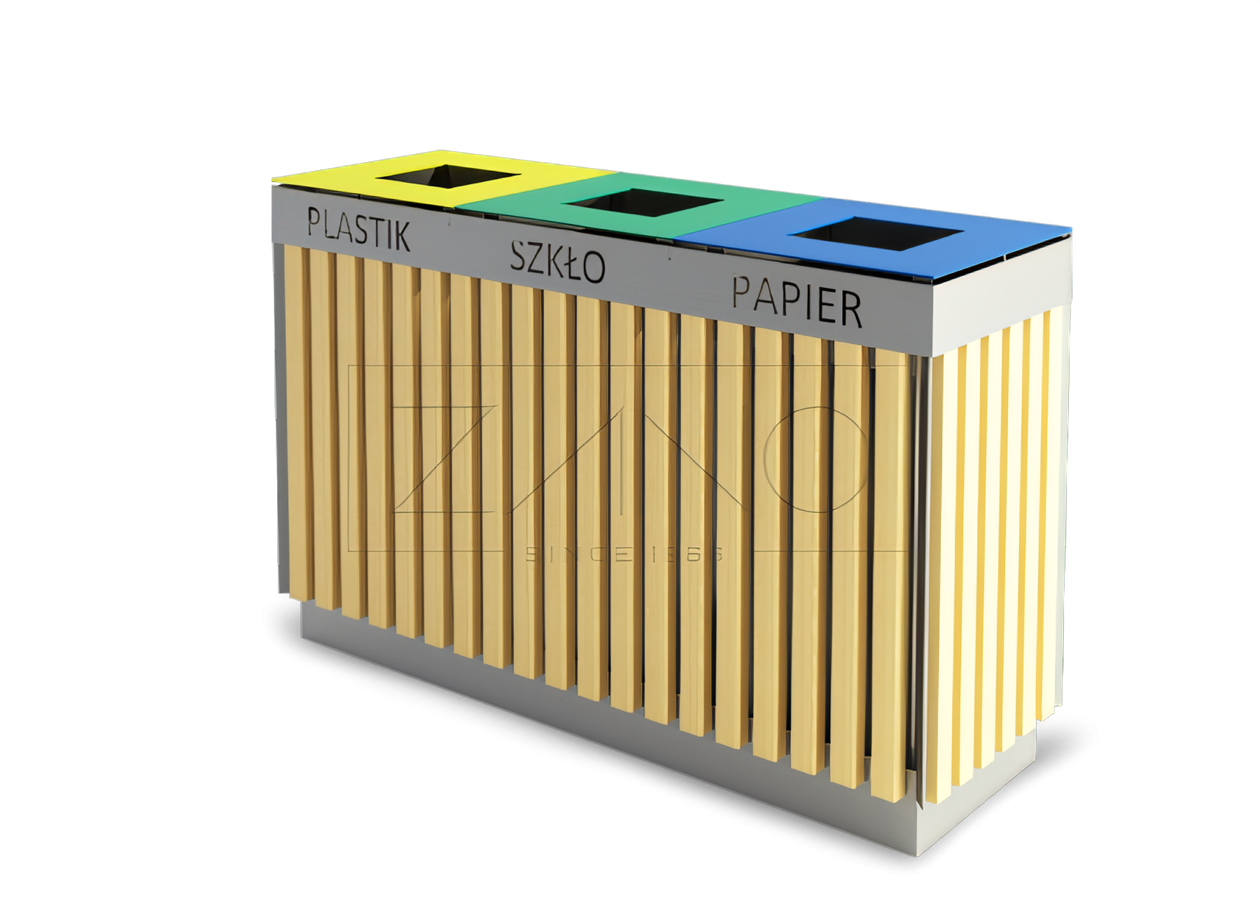 M&uuml;lltrennungssystem Argo aus Edelstahl