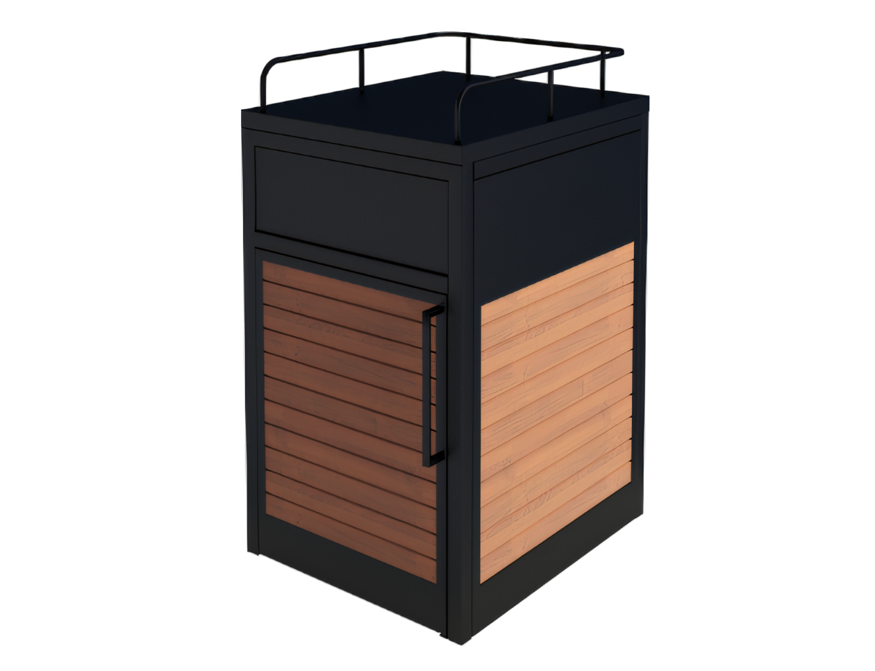 Metalltablettkörbe für Essbereiche Abfallbehälter Salver 03.068