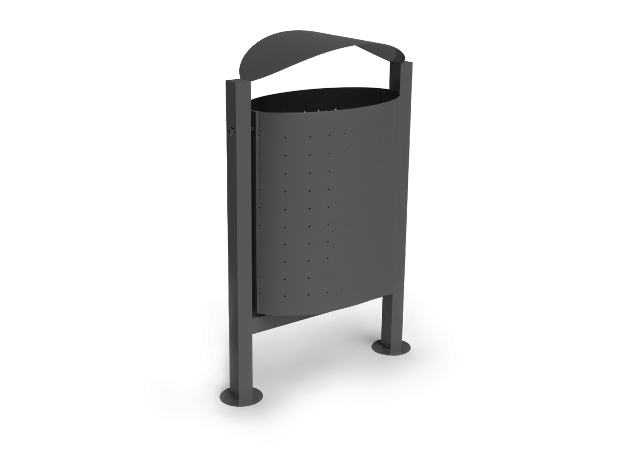 Abfallbeh&auml;lter aus Metall, preiswert