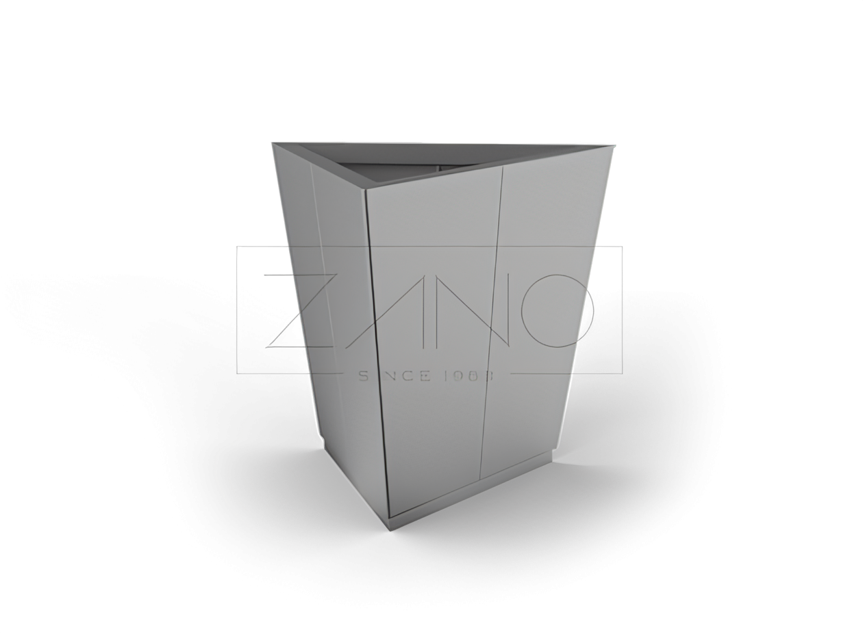 Pflanzkübel | ZANO Stadtmobliar Geometrischer, urbaner Pflanzkübel