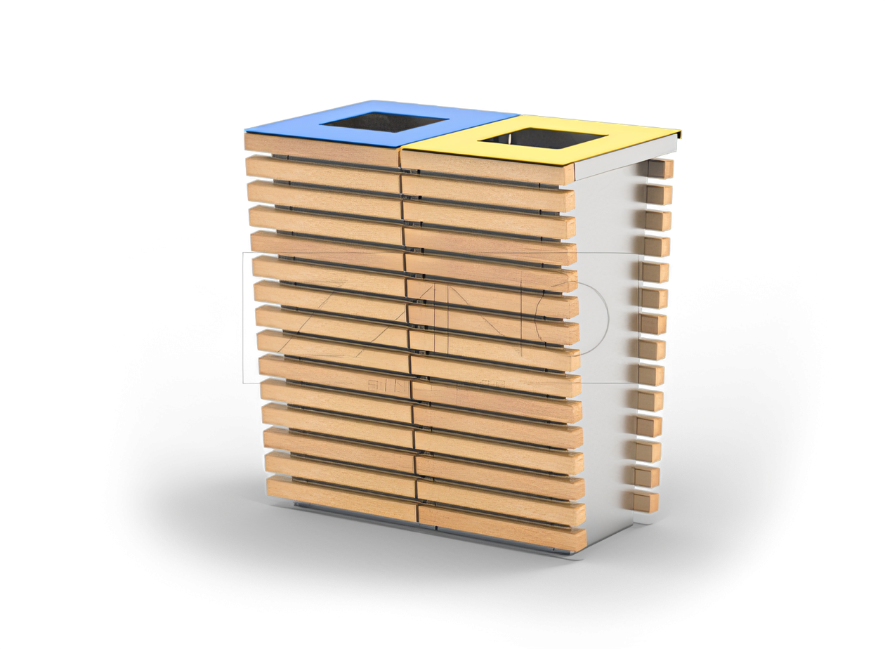 M&uuml;lltrennungssystem Flash 15.225 | Edelstahl