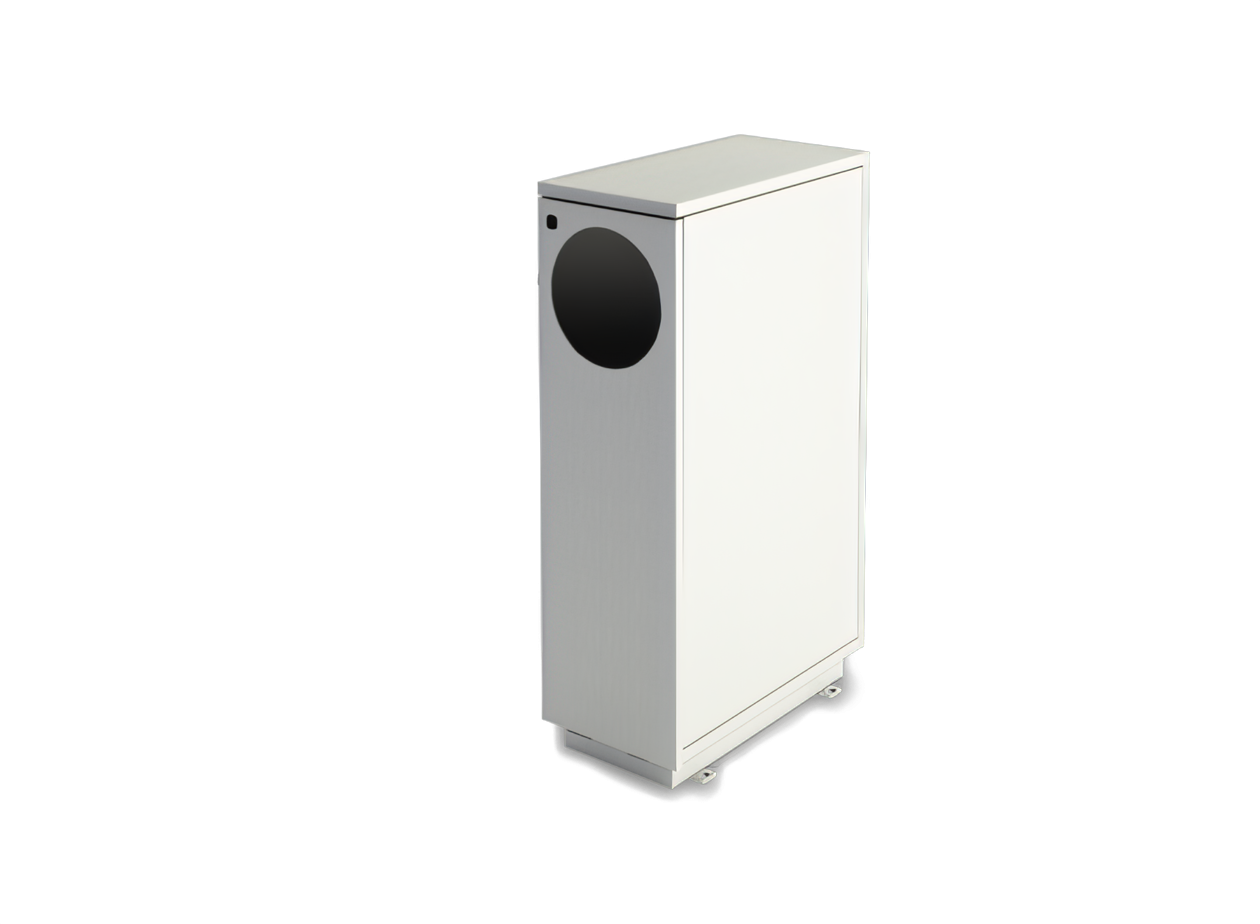 Abfallbeh&auml;lter aus Edelstahl