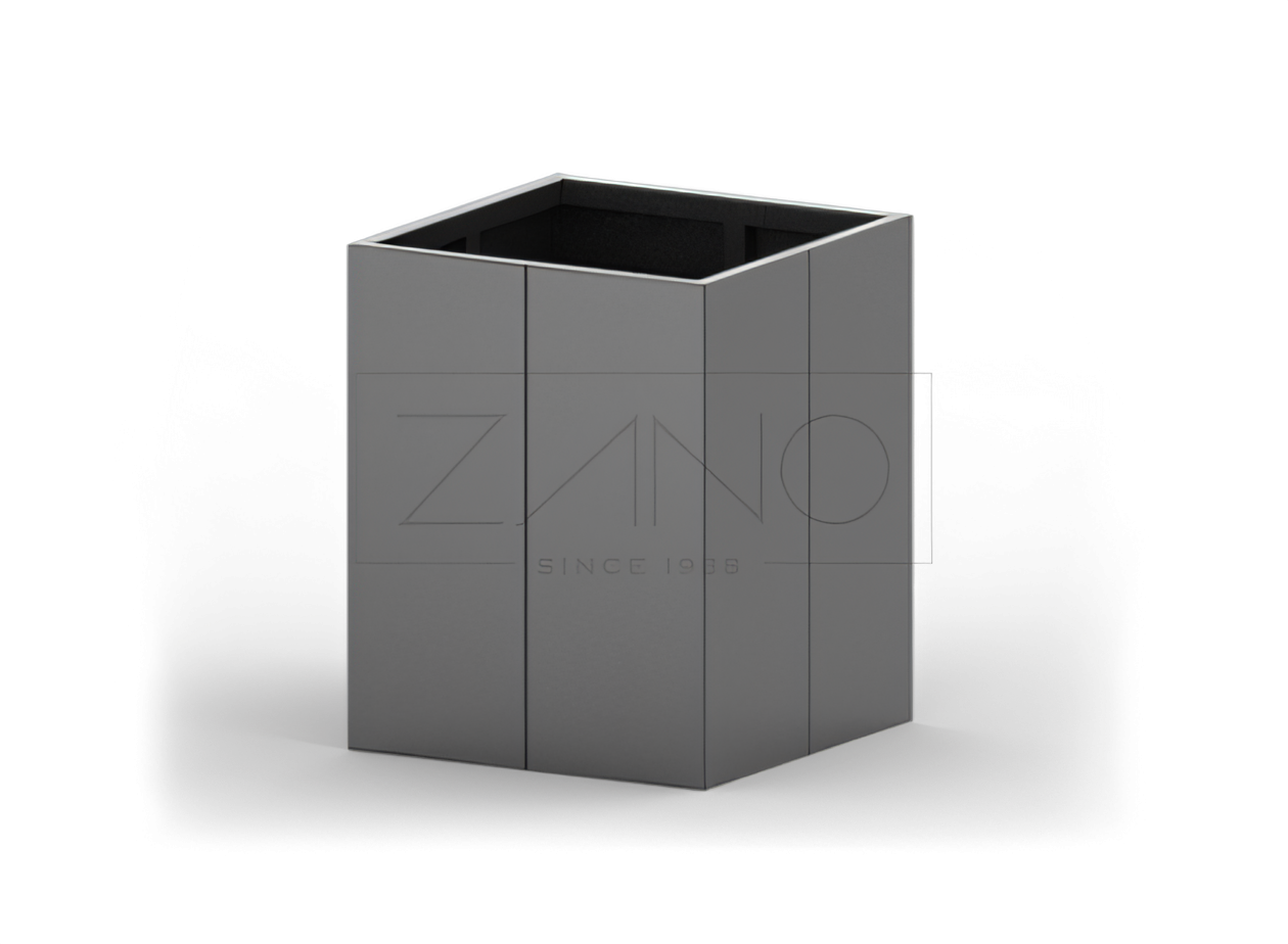 Klassischer urbaner Pflanzkübel Agawa 06.020.M aus Karbonstahl Klassischer urbaner Pflanzkübel Agawa 06.020.M aus Karbonstahl