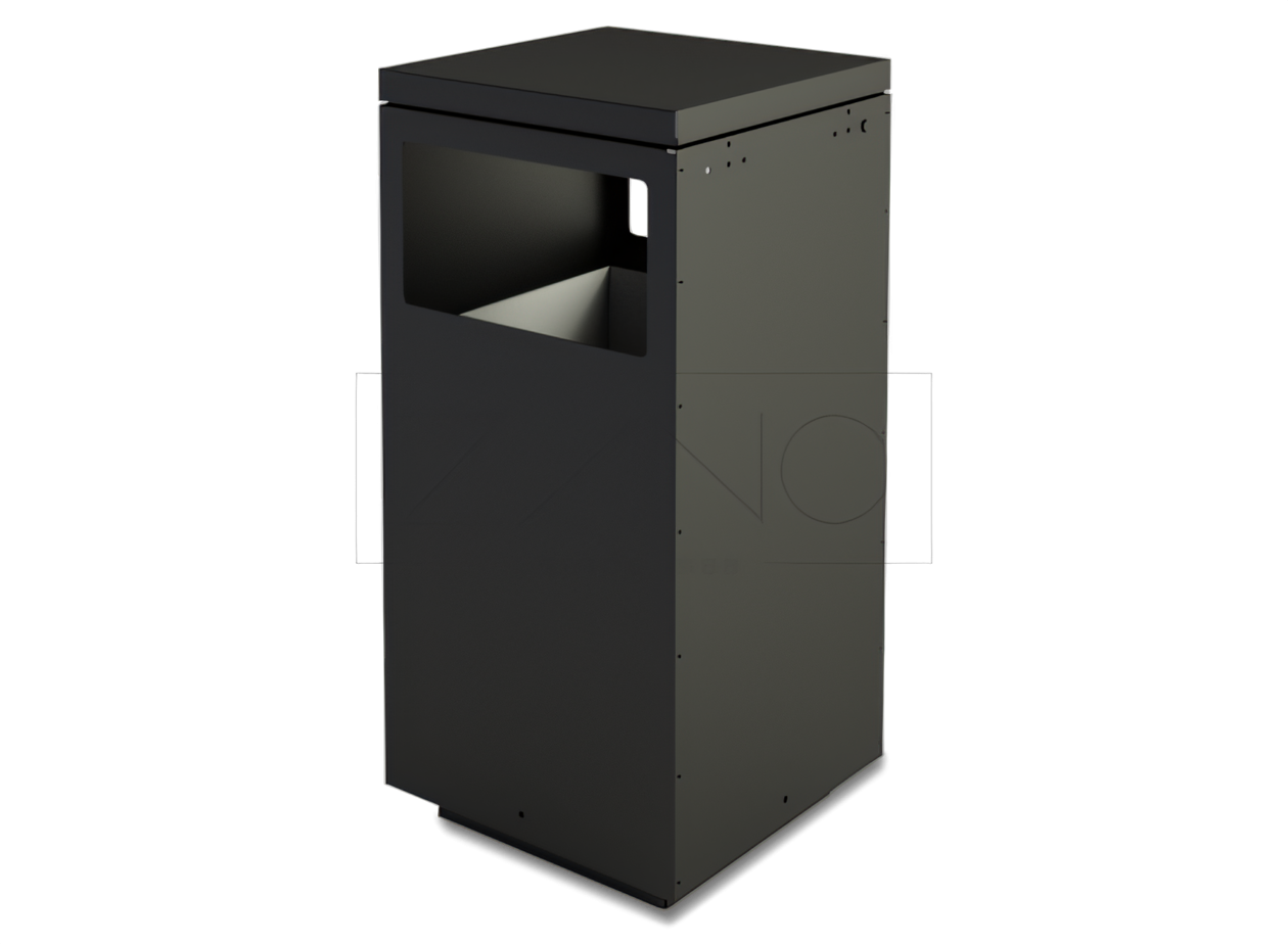 Abfallbehälter Mimesis 03.062 | Karbonstahl Abfallbehälter Mimesis 03.062 | Karbonstahl