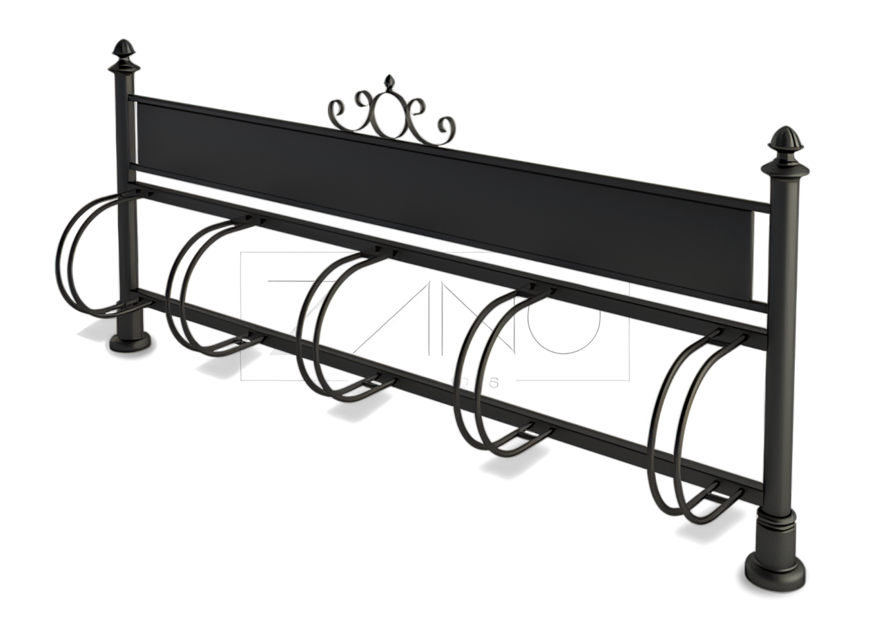Fahrradst&auml;nder mit Werbeschild