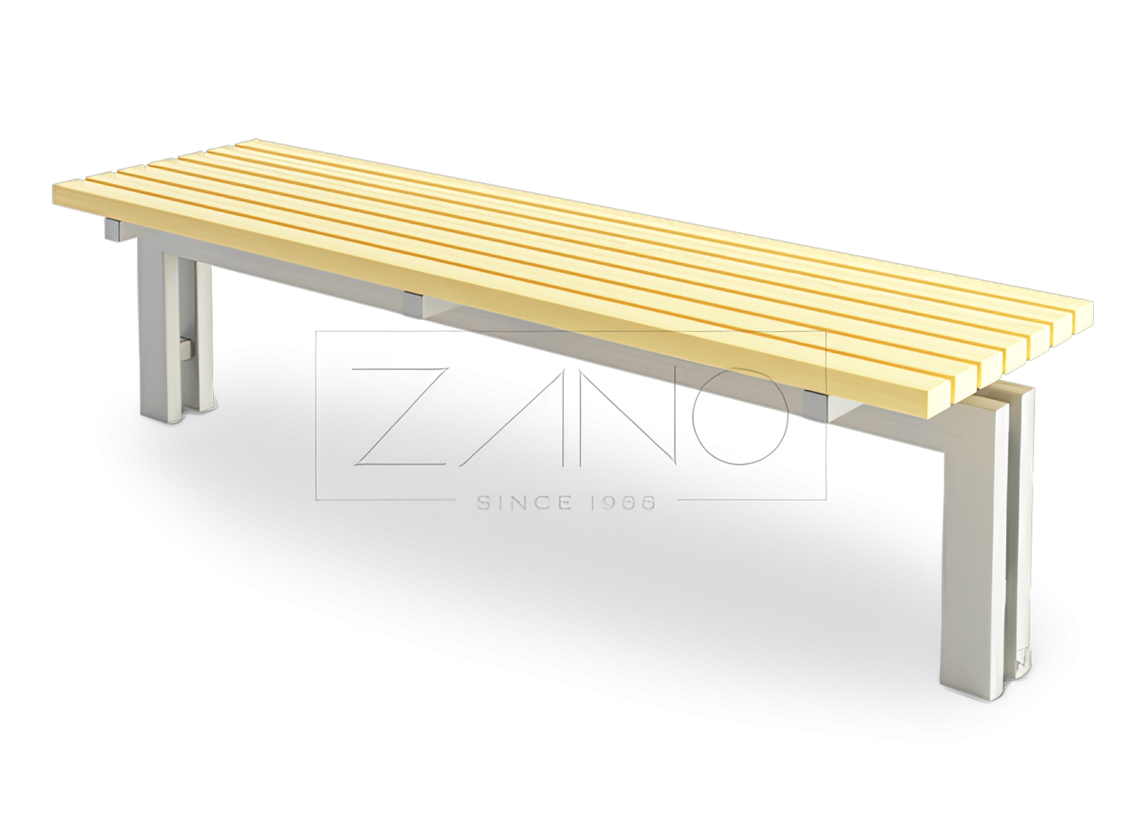 Bank Bus 02.420 | Edelstahl Straßenbänke, Bänke für Innenräume