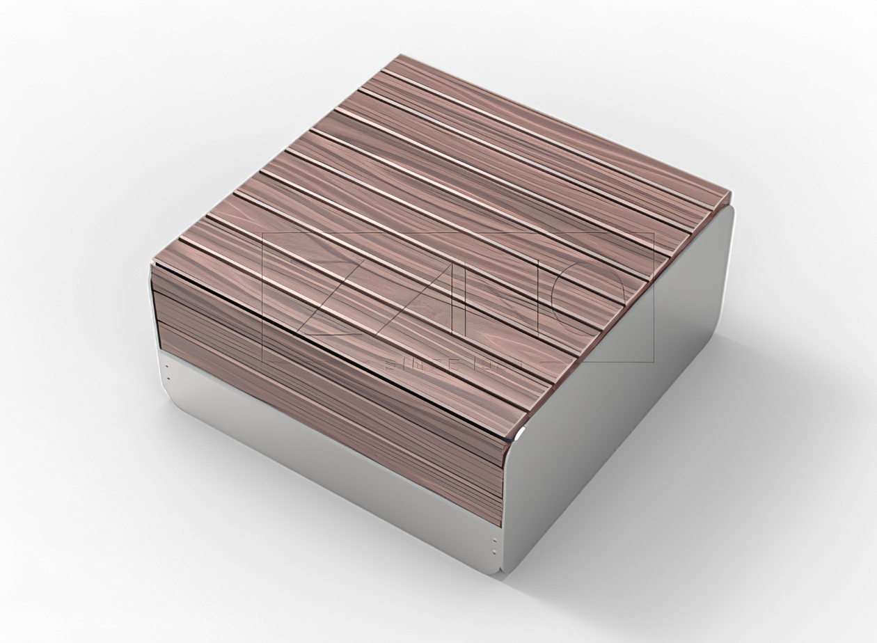 Bank Orbit 02.450.3 - Edelstahl Modulare Bank Orbit 02.450.3