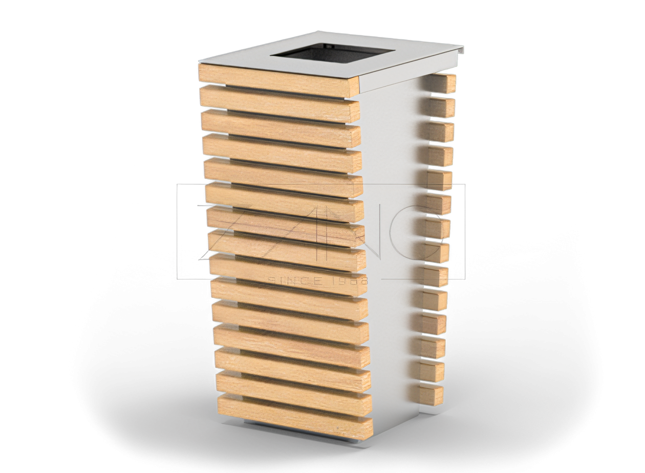 Abfallbehälter Flash 03.025 | Edelstahl Abfallbehälter Flash 03.025 | Edelstahl