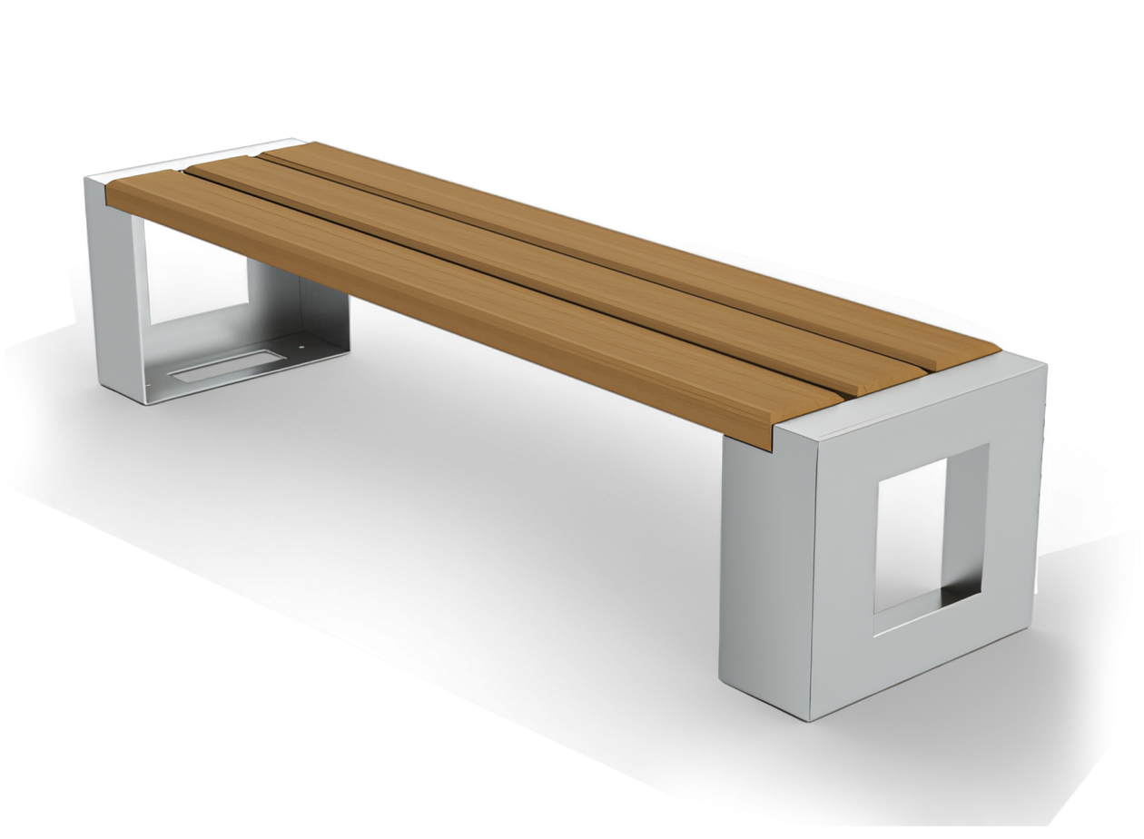 moderne Bank ohne Rückenlehne moderne Bank ohne Rückenlehne