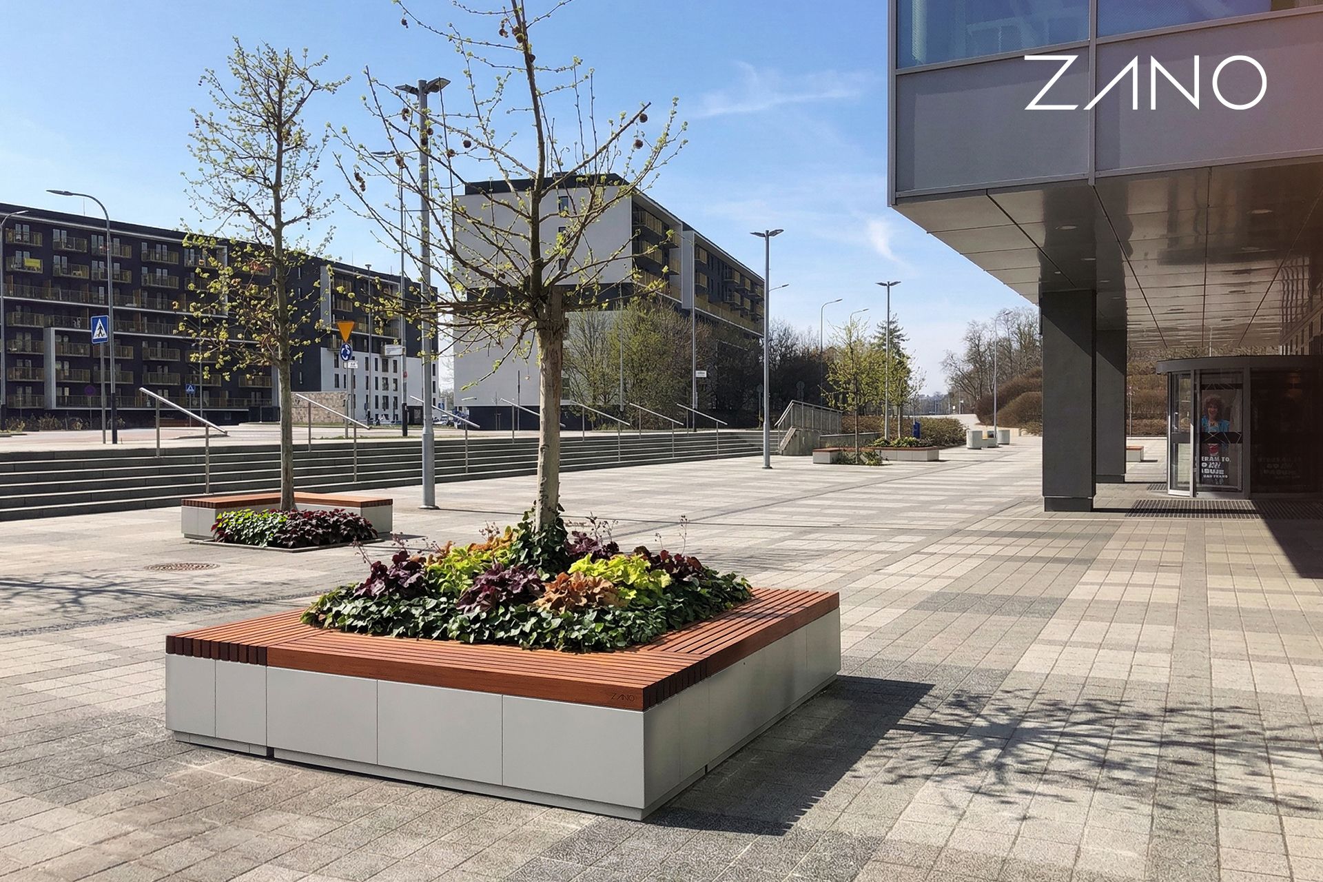 Modulare Sitzb&auml;nke Quadro von ZANO