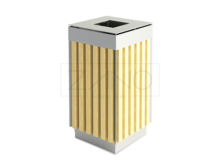 Abfallbehälter Argo 03.066 aus Edelstahl