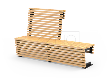 Modulare Holzbank Flash- ideal für moderne Räume