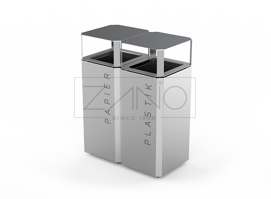 Mülltrennungssystem Stilo 15.248.1 | Edelstahl