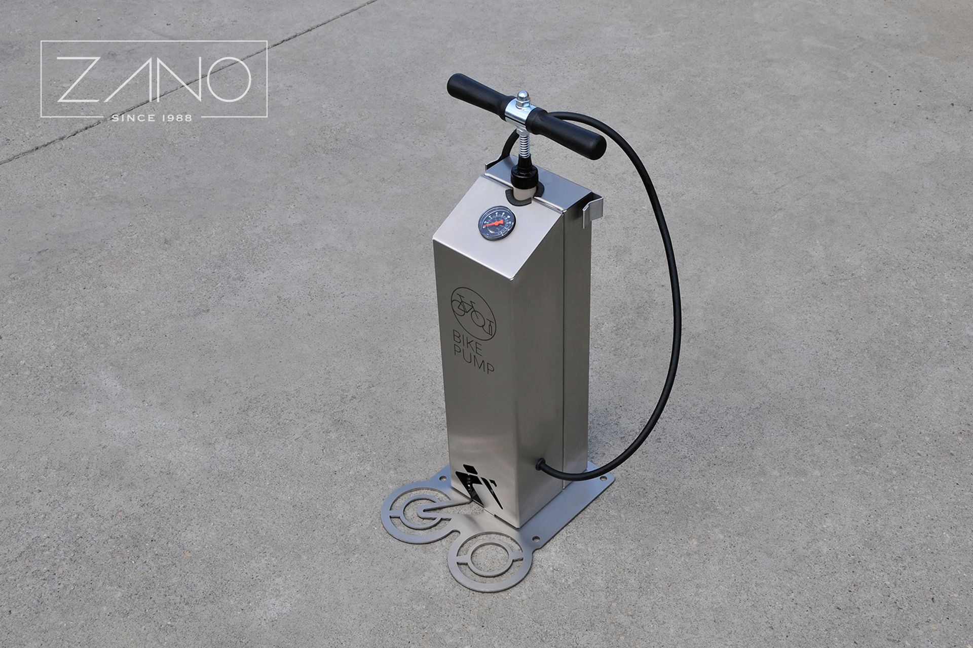KANGU - Fahrradpumpe für den Außenraum
